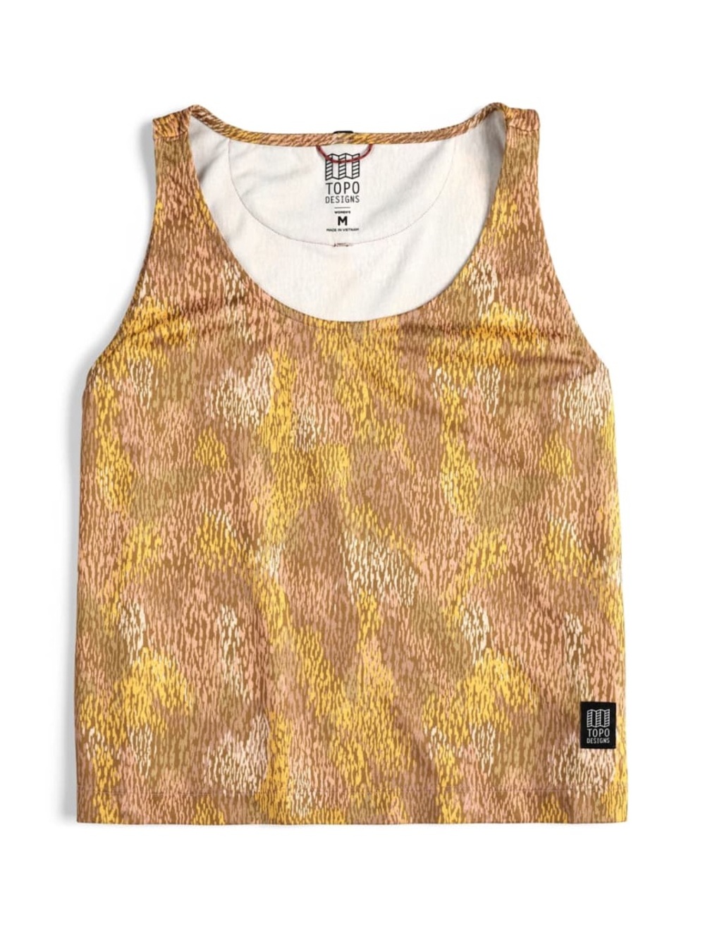 Topo Designs Women's River Tank - Peach/Pebble - Medium